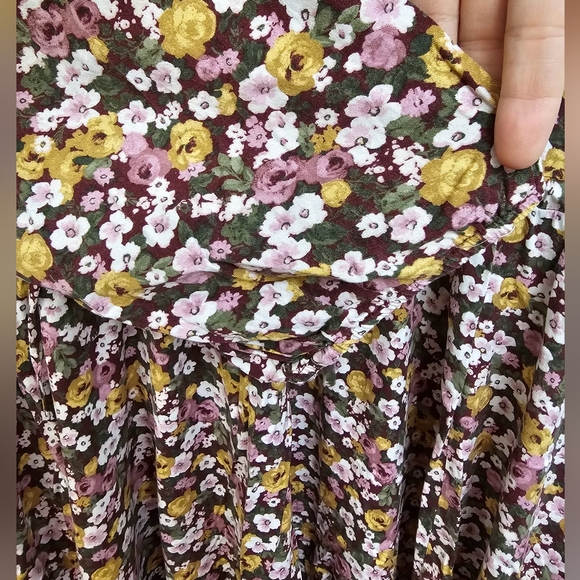 Torrid Mini Stretch Challis Front Keyhole Dress Size 4 - Picture 3 of 6